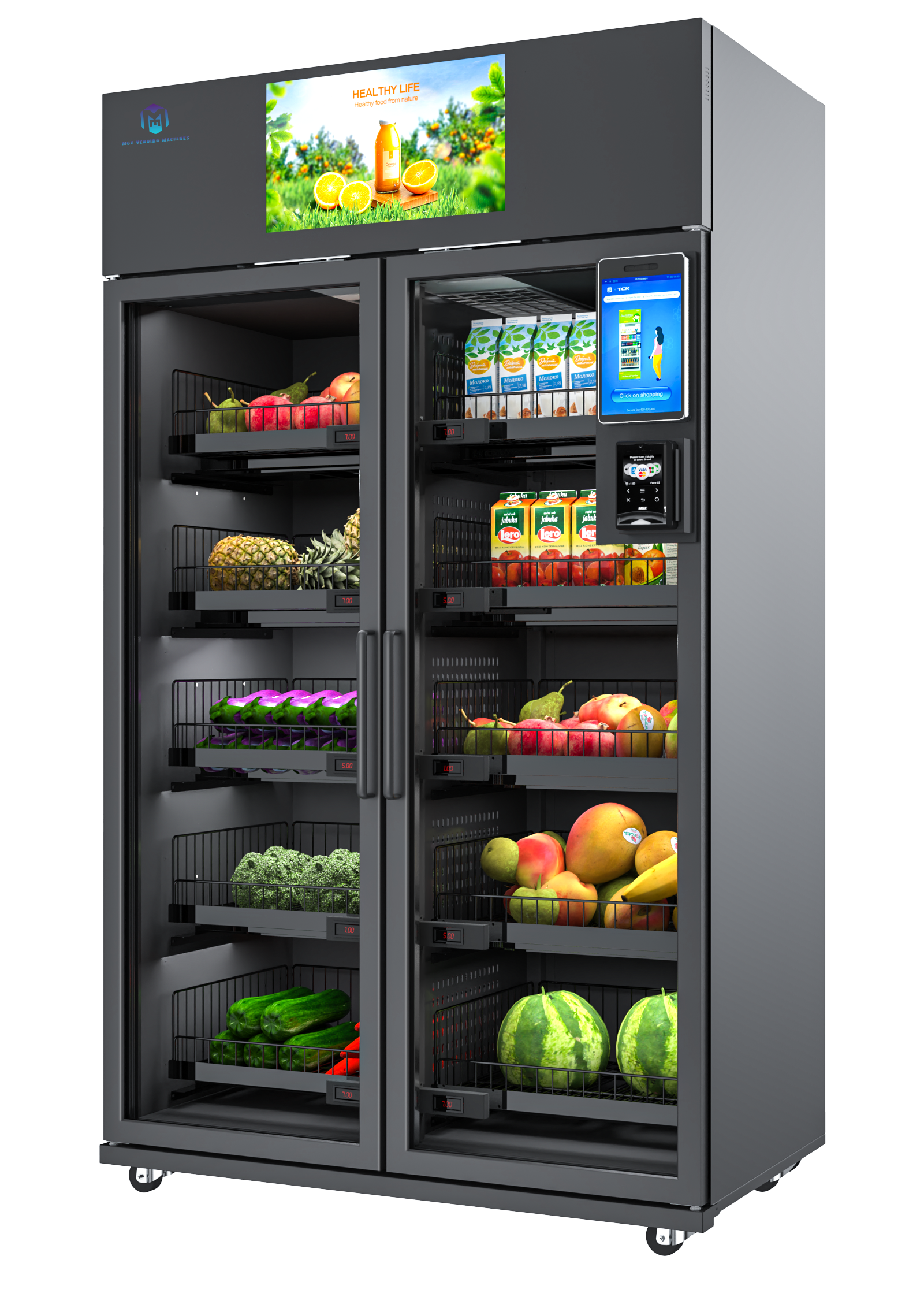 Ki Kühlschrankautomat – Die Zukunft des Verkaufs von Frischwaren - M&E Vending Machines 